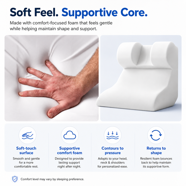 SleepEase™ Anti-Snore Sleep Support Pillow