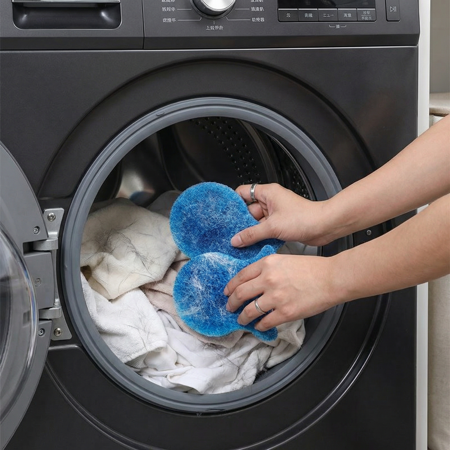 🐾Washing Machine Pet Hair Remover – Sticky Lint Catcher for Dog & Cat